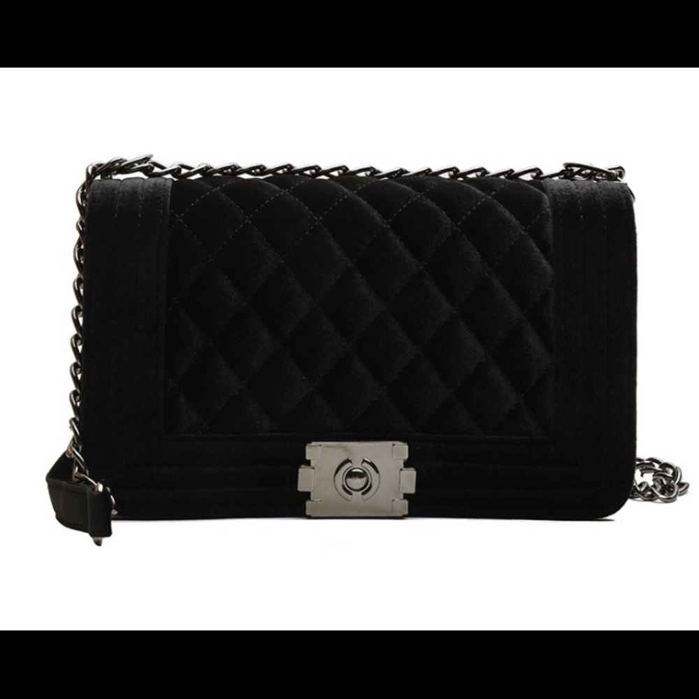 Velvet Black Crossbody